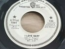 Little Tony - I Love Mary/I'm Comin' Home 45 Warner Bros northern soul HEAR