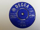 UK DECCA EP 45 VA BILLY FURY/JET HARRIS/VERNONS GIRLS  RECORD ONLY 1963 VG+