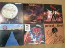 6 vinyl LP Lot  JUDAS PRIEST Classic Rock Metal album 70's 80's VG+ Halford