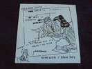 Orange Juice - Blue Boy c/w Lovesick 1980 UK 45 POSTCARD 1st w/HAND COLOURED SLV