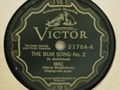 Victor 21704- Harry McClintock Mac - Bum Song No.2, Big Rock Candy Mts.- country