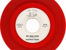 PASTEURIZED ASHTRAY 45 - Bad Moon Rising / Shaggy Drapes - Red Vinyl 1969 VG+