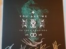 WHILE SHE SLEEPS - YOU ARE WE  2x LP - SIGNED 1ST PRESS AQUAMARINE  VINYL MINT