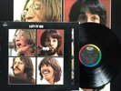 THE BEATLES    LET IT BE LP + POSTER (1983) CAPITOL SW 11922 STEREO  EX/EX
