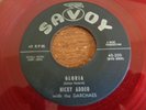 Nicky Addeo and The Darchaes, Gloria, Savoy # 200, vg+, red plastic