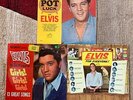 Elvis Presley 3 OG MONO vinyl LP lot- Pot Luck - Girls Girls Girls- For Everyone