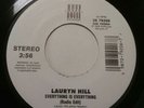 Lauryn Hill Everything is everything / Ex-Factor 45rpm record 7 Rap Hip hop