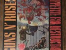 GUNS N' ROSES APPETITE FOR DESTRUCTION TRANS RED VINYL LP BANNED COVER UK IMPORT