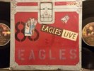 Eagles Live Gatefold Vinyl Double Lp BB-705 Gold-Stamped w/ Promo Labels VG+/ GD