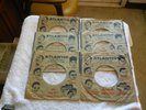 ATLANTIC R&B 45 RECORD COMPANY  SLEEVES  SET OF 6 VG+