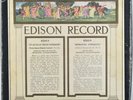 EARLY Edison Diamond Disc Record 82019 in Original Box Labia Moskowitz c. 1913