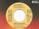 DAVID BOWIE * 45 * Fame (Long & Short Versions) * 1975 #1 VINYL DJ PROMO VG+ RCA
