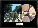 THE BEATLES ABBEY ROAD LP WHITE GOLD SILVER PLATINUM TONE RECORD DISC NON RIAA