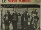 HAWKWIND silver machine RARE ISRAEL ISRAELI ONLY PS 7