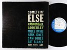 Cannonball Adderley - Somethin' Else LP - Blue Note Mono DG RVG Ear 47 W 63rd