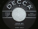 BUDDY HOLLY Love Me & You Are My One Desire 1958 DECCA Label 45 RPM