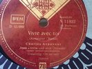 78 RPM CHARLES AZNAVOUR  Vivre avec toi - On ne sait jamais -TELEFUNKEN A 11832