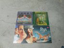 STYX-4 LP'S-VINYL-THE GRAND ILLUSION-EQUINOX-PARADISE-GF-PIECES OF EIGHT