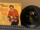 ELVIS PRESLEY 45 RPM RCA VICTOR JAILHOUSE ROCK/TREAT ME NICE w/PictureSleeve A32