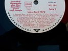 MUSTERPLATTE Elvis Presley - Informationsplatte 1970 FEHLDRUCK Promo