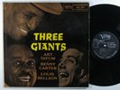 ART TATUM - BENNY CARTER - LOUIS BELLSON Three Giants VERVE LP VG+ mono