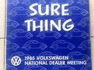 1965 Industrial Musical Volkswagen National Dealer Meeting  Sure Thing 45