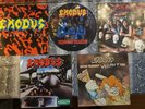 EXODUS 5 LPs Bonded by blood Pleasures, Fabulous disaster, Impact, Good friendly