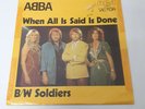 ABBA WHEN ALL IS SAID AND DONE RARE AUSSIE MISSPELLED P/C