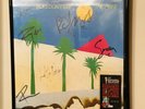 the cure SIGNED boys don't cry 1979 vinyl OG PRESS Framed w/HALL OF FAME PASS