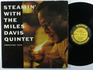 MILES DAVIS QUINTET Steamin' With PRESTIGE LP mono deep groove