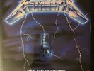 Metallica Ride The Lightning Rare Vinyl LP - 1984 Megaforce MRI 769 VG Condition