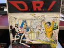 D.R.I. DIRTY ROTTEN IMBECILES DEALING WITH IT LP 1985 ENIGMA 72069 LYRIC INSERT