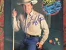 George Strait Beyond The Blue Neon Signed Vinyl LP Autographed RARE