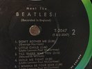 Meet THE BEATLES LP CAPITOL Mono Pressing T-2047 Rainbow Label Vinyl Record
