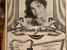 Wanda Jackson Poster/Booklet   Signed/ 4 pages