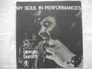 GIORGIO BURATTI MY SOUL IN PERFORMANCES   RARE ITALY JAZZ LP