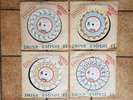 ENSEMBLE DE 4 DISQUES POUR ENFANTS 78 RPM TEDDY LE DISQUE ANIMÉ
