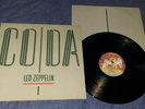 LED ZEPPELIN  coda  1982 -UK FIRST  PRESS - SWAN SONG  LAB  - MINT