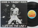 EDDIE AND THE HOT RODS Life On The Line +3 - SIGNED  - ORIG UK 12