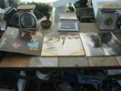Three vintage Rolling Stones Records Sticky Fingers zipper, More Hot Rocks, and