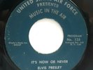 45 RPM, ELVIS PRESLEY / JAYE P MORGAN USAF MUSIC IN THE AIR, PROGRAM No.125