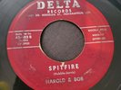 Rockabilly Instrumental 45: HAROLD & BOB Spitfire   RAW GUITAR ROCKER HEAR