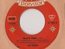 THE SPIDERS -THAT'S TRUE  1964 GREEK GARAGE BAND 45 PLAYS M - CONDITION