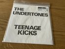 THE UNDERTONES TEENAGE KICKS NUMBERED LIMITED EDITION VINYL SINGLE POSTER