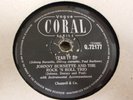Johnny Burnette Rock `n`Roll Trio,Tear it up 1956 Vogue Coral 78rpm