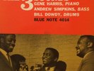 THE 3 THREE SOUNDS Bottoms Up  LP BLUE NOTE BLP 4014 dg mono 63rd No ® 