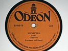 MAZUR ORCHESTRA POLISH 78 POLKA RECORD ODEON 11064
