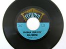 DON TROTTER GIVE BACK YOUR LOVIN/ PEACE OF MIND 45 UTOPIA 605 Northern Soul