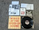 PAUL MCCARTNEY BEATLES 1976 UK 1ST WINGS AT THE SPEED OF SOUND+ FAN CLUB INSERTS