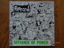 Ripcord ?– Defiance Of Power LP 1987 - Manic Ears Records ?– ACHE 005